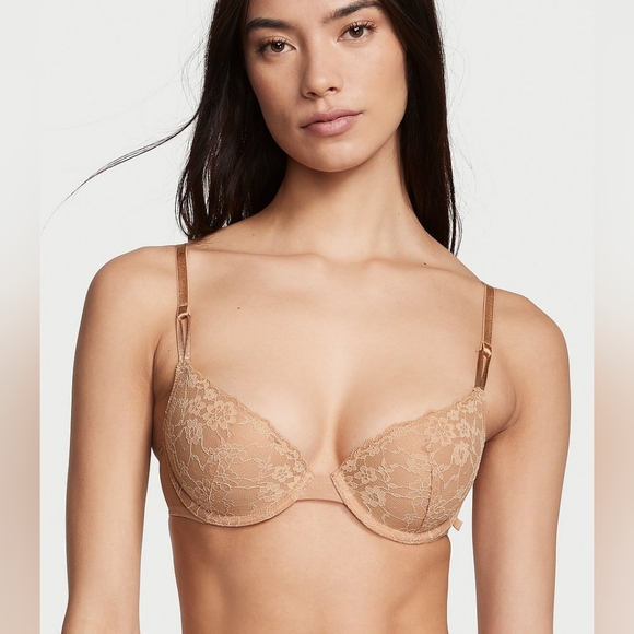 VS Sexy Tee Lightly Lined Lace Demi Bra - Picture 2 of 6